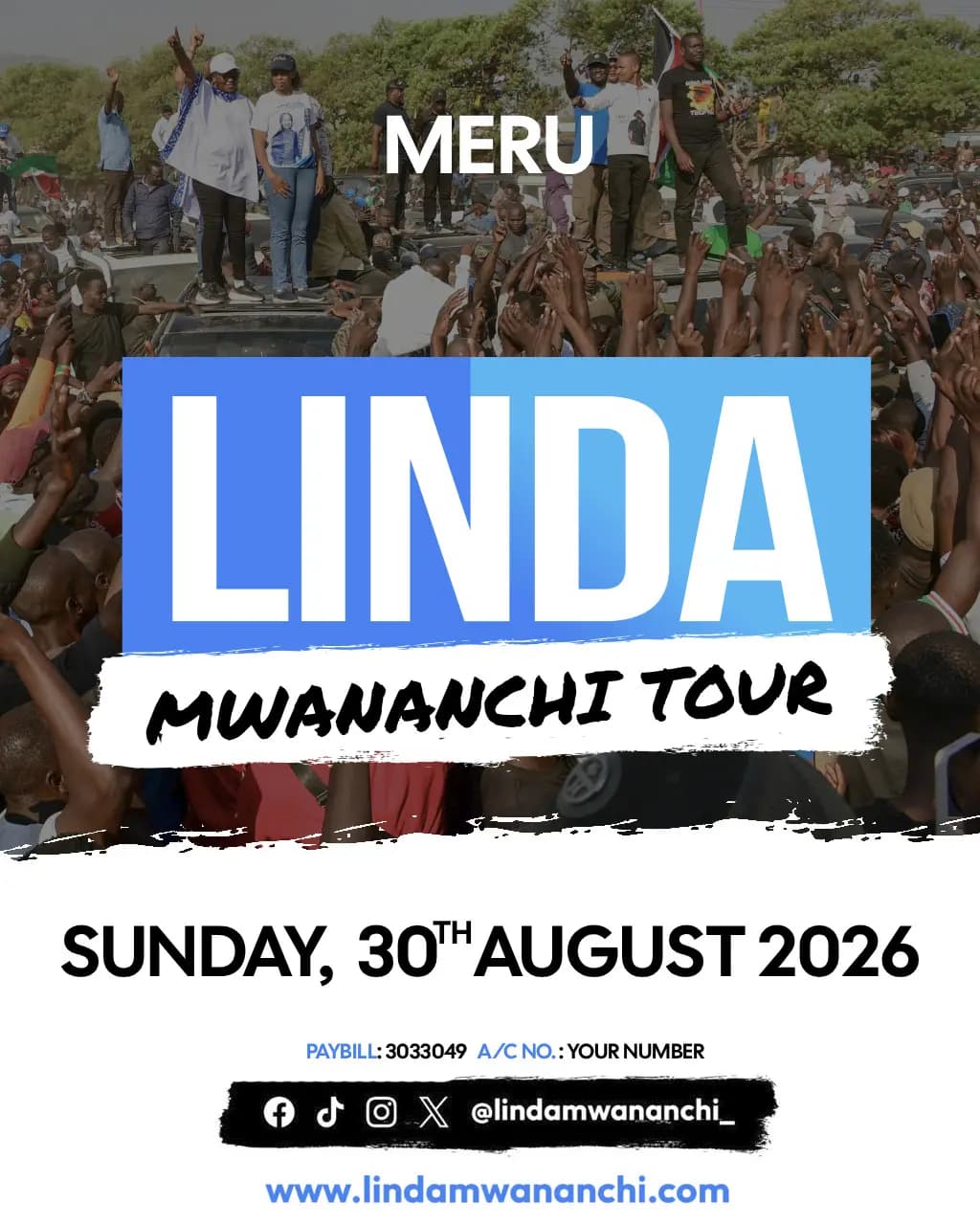 Linda Mwananchi Tour Meru poster
